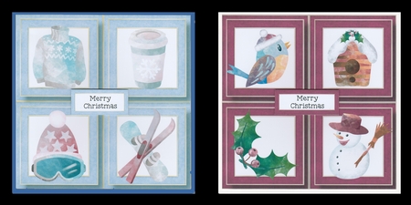 New Christmas Quad Frame QUICK TOPPER Bumper Kit by Suzi Cooper