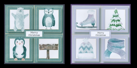 New Christmas Quad Frame QUICK TOPPER Bumper Kit by Suzi Cooper