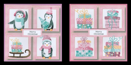 New Christmas Quad Frame QUICK TOPPER Bumper Kit by Suzi Cooper