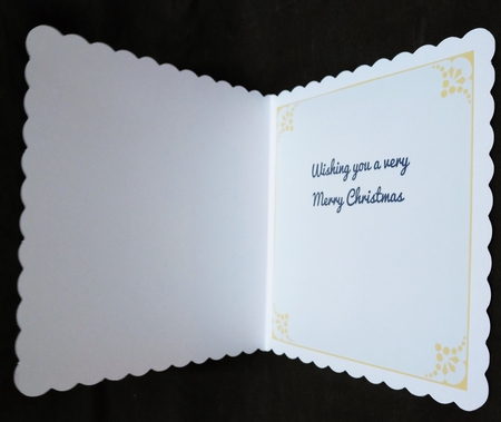 6X6 FANCY CORNER CHRISTMAS INSERTS - YELLOW by Suzi Cooper