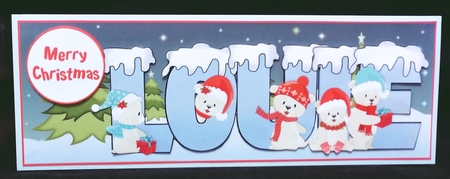 POLAR BEAR NAMES - LOUIE by Suzi Cooper
