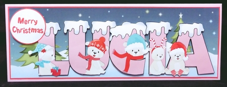 POLAR BEAR NAMES - LUCIA by Suzi Cooper