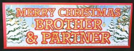 CHRISTMAS GLITTER - BROTHER AND PARTNER by Suzi Cooper