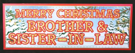 CHRISTMAS GLITTER - BROTHER AND SISTER IN LAW by Suzi Cooper