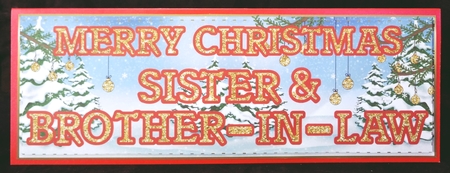 CHRISTMAS GLITTER - SISTER AND BROTHER IN LAW by Suzi Cooper