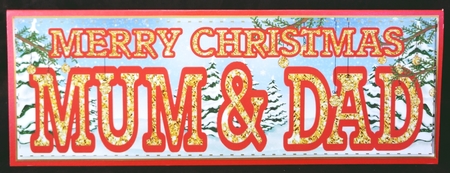 CHRISTMAS GLITTER - MUM AND DAD by Suzi Cooper
