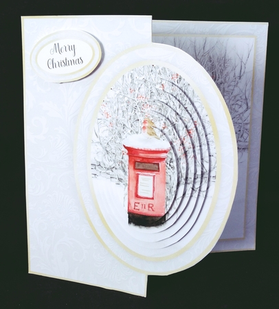 Winter Half Front Card 9 by Suzi Cooper