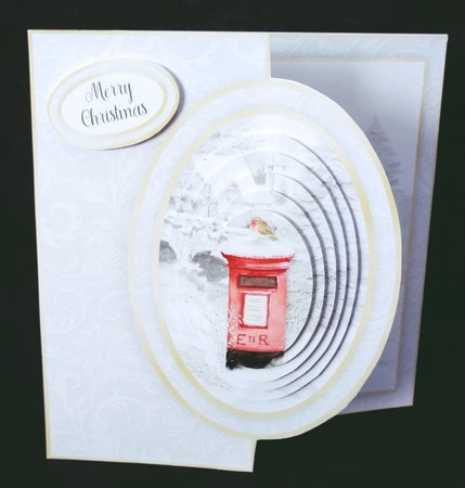 Winter Half Front Card 10 by Suzi Cooper