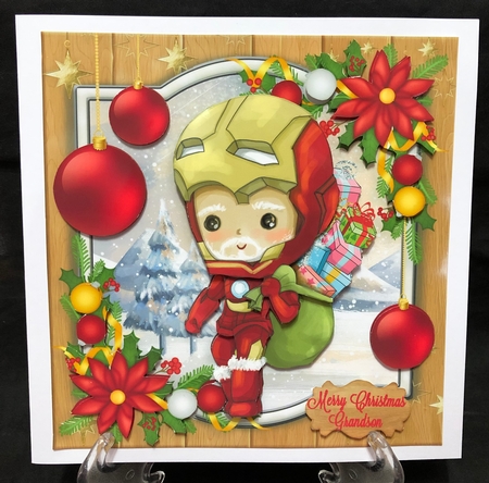 Festive Superhero 1 8x8 Mini Kit by Suzi Cooper