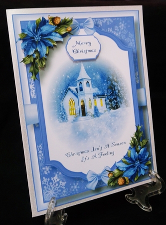 Beautiful Christmas Scene A5 QUICK TOPPER Bumper Kit  by Suzi Cooper