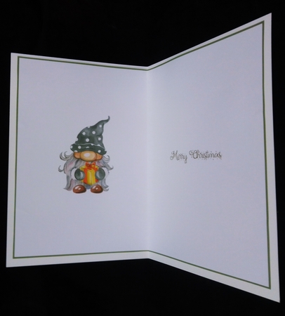 Christmas Nordic Gnome Insert 1 by Suzi Cooper