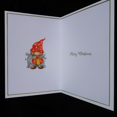 Christmas Nordic Gnome Insert 3 by Suzi Cooper