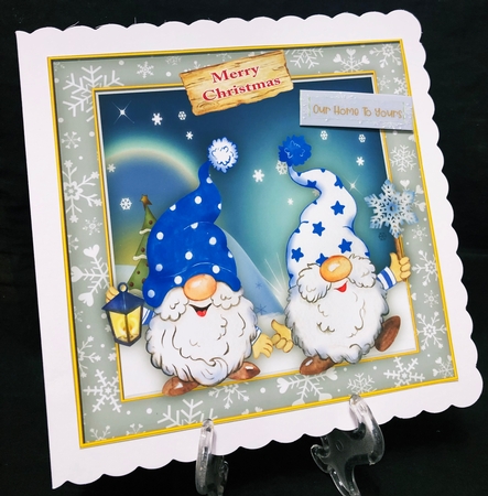   The Happy Gnomes, Blue by Suzi Cooper
