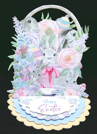 Peek a Boo Bunnies Triple Easel Card Mini Kit by Suzi Cooper