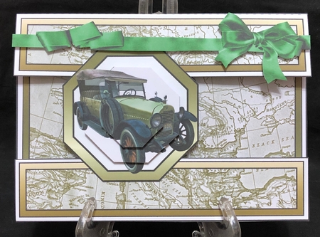 Open front Landscape Vintage Car by Suzi Cooper