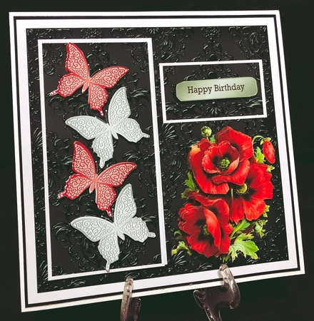 Butterflies and Poppies All Occasions by Suzi Cooper