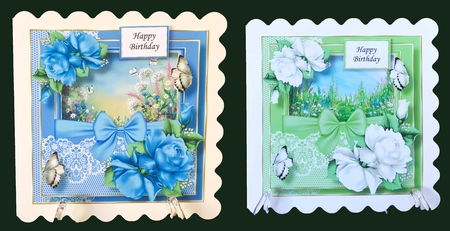 Scenic Lace & Roses QUICK TOPPER Bumper Kit by Suzi Cooper
