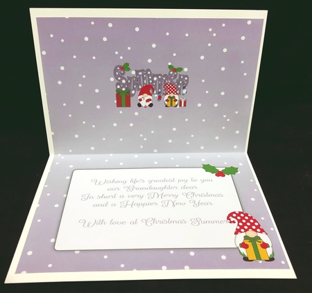 Christmas Gnomes with presents SUMMER A5 insert by Suzi Cooper