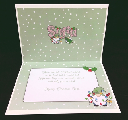 Christmas Gnomes with decorations SOFIA A5 insert by Suzi Cooper