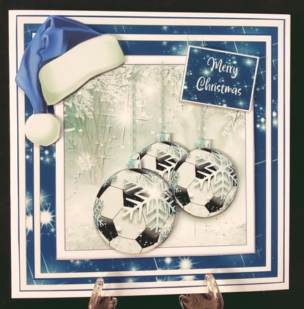 Football Christmas Baubles  by Suzi Cooper