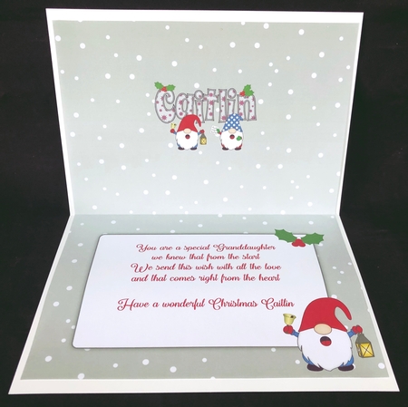 Carol singing Christmas Gnomes CAITLIN A5 insert by Suzi Cooper
