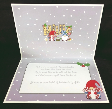 Christmas Gnomes with sweets MILLIE A5 insert by Suzi Cooper