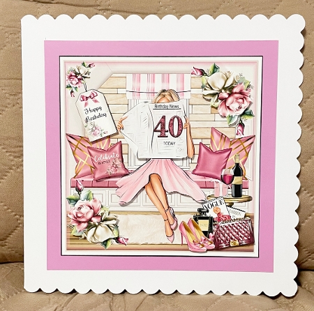 40th Birthday News Mini Page Kit by Suzi Cooper
