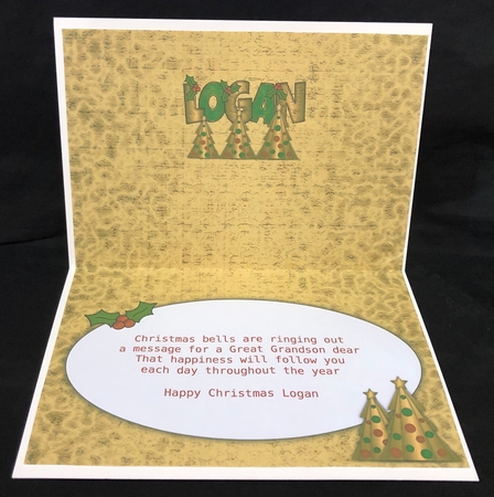Buttons Christmas Trees II LOGAN a5 insert 2 by Suzi Cooper