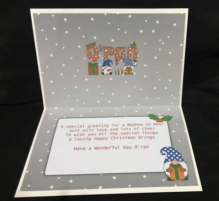 Christmas Gnomes with presents ORAN A5 insert 2 by Suzi Cooper