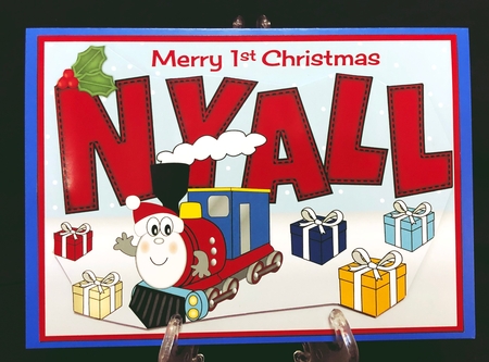 1st Christmas Terry the Train NYALL A5 by Suzi Cooper