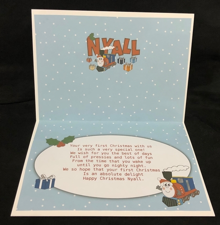 Christmas Terry the Train NYALL A5 insert 2 by Suzi Cooper