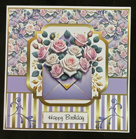 glam lilac envelopes by Suzi Cooper