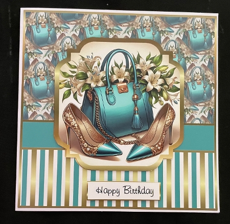 glam bags teal by Suzi Cooper