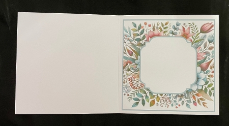 rosebud and butterfly insert by Suzi Cooper