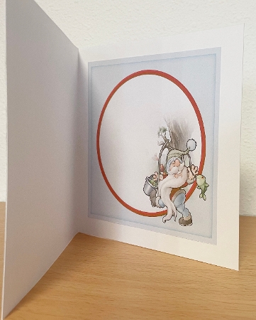 Fishing Gnome 2 7x7 Quick Card Insert by Suzi Cooper