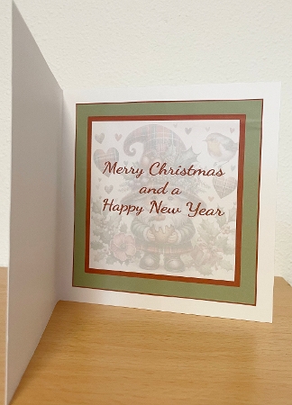 gnome scottish christmas insert by Suzi Cooper