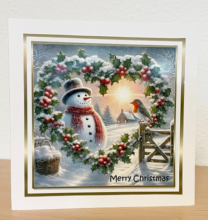christmas snowman 1 by Suzi Cooper