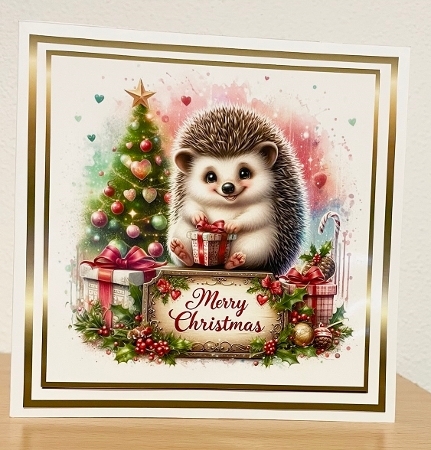 christmas hedgehog 1 by Suzi Cooper