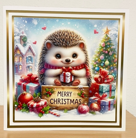 christmas hedgehog 2 by Suzi Cooper