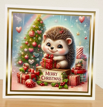 christmas hedgehog 3 by Suzi Cooper