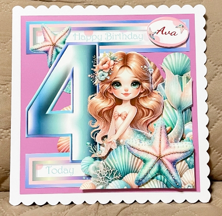 Birthday Mermaid Age 4 to 9 by Suzi Cooper