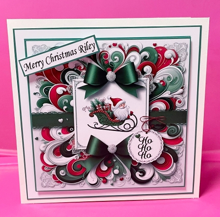 red and green christmas 2 by Suzi Cooper