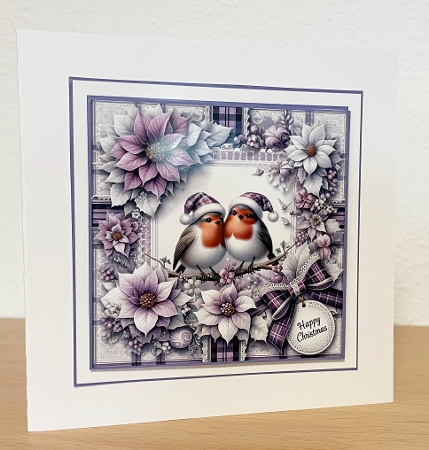 robins purple christmas 2 by Suzi Cooper