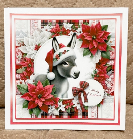merry christmas donkey 1 by Suzi Cooper