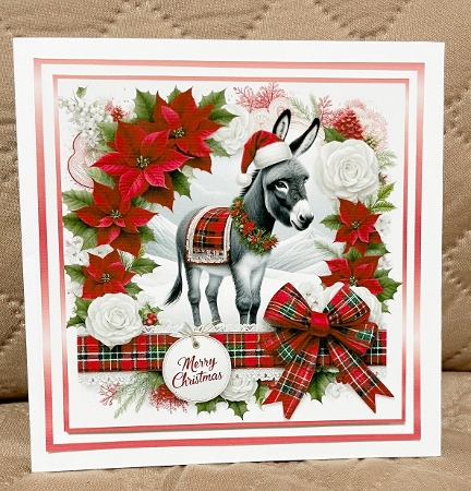 merry christmas donkey 2 by Suzi Cooper