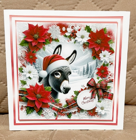 merry christmas donkey 3 by Suzi Cooper