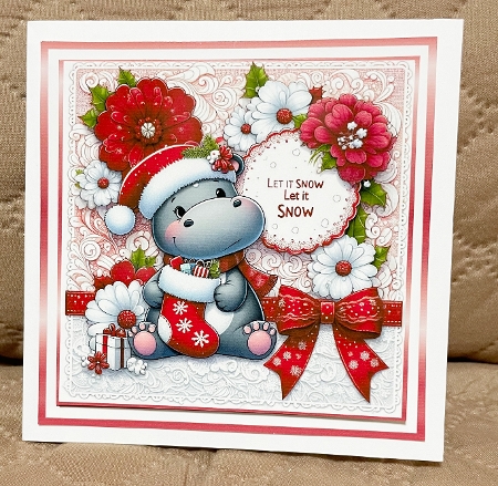 little hippo christmas by Suzi Cooper