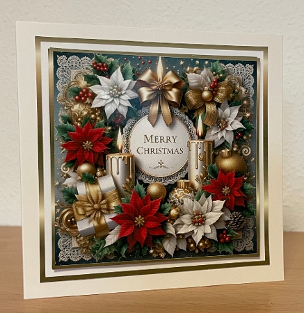 christmas candles by Suzi Cooper
