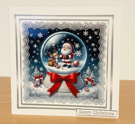 silver snow globe 3 by Suzi Cooper