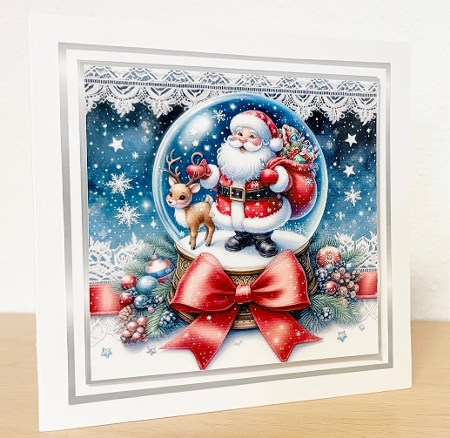 silver snow globe 4 by Suzi Cooper